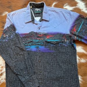 Vintage Roper Button down with Pearl snaps